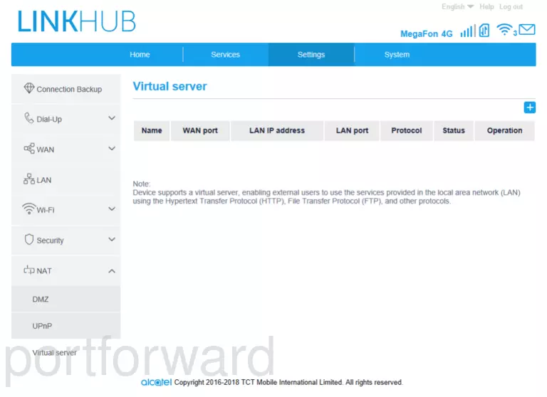 port forwarding