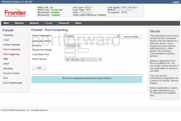 port forwarding