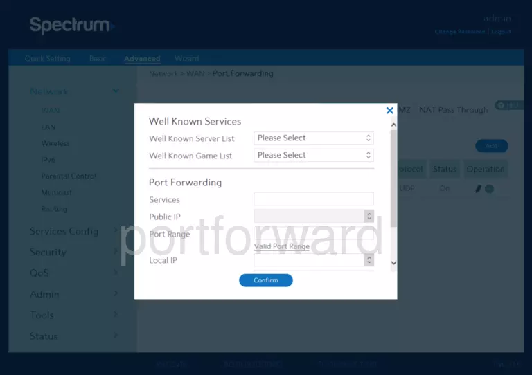 port forwarding