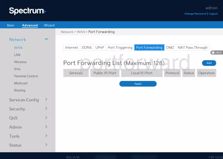 port forwarding