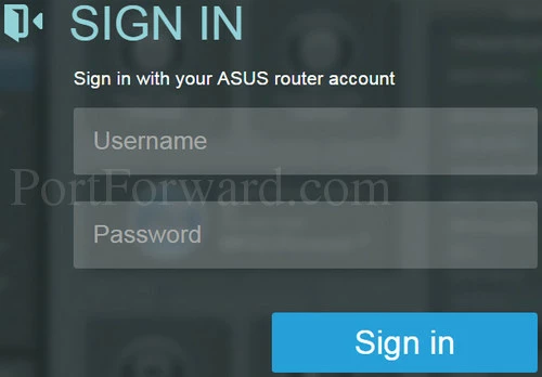 Asus 4G-AC55U Login