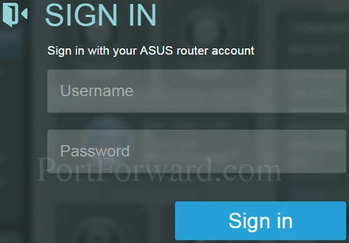 Asus RT-AC1200 Login