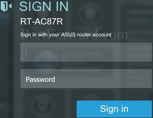 Asus RT-AC87R Login