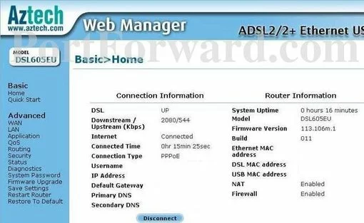 Aztech DSL605EU