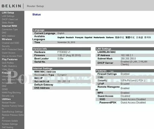 Belkin F7D8302v1