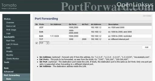 CD-R King CW-5356U_Tomato port forward