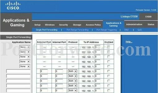 Cisco Linksys-E1550