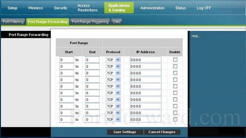 Cisco EPC3925 port forwarding