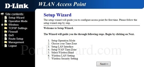 Dlink DIR-803 Setup Wizard