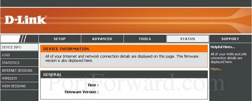 D-Link DIR-810L Device Information