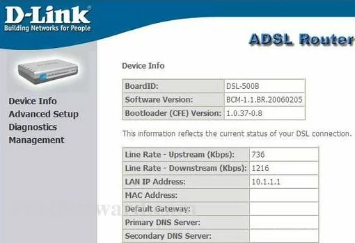 Dlink DSL-500B