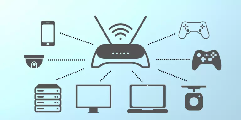 DHCP reservations in router for network devices.