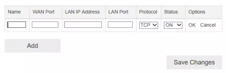 port forwarding