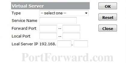 Generic 54m port forward