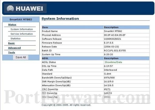 Huawei SmartAX-MT880