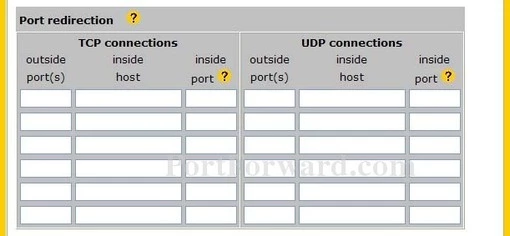 Intertex IX67 port forward