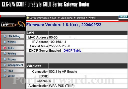 Kcorp KLG-575