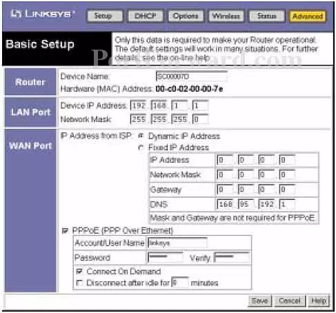 Linksys BEFW11P1