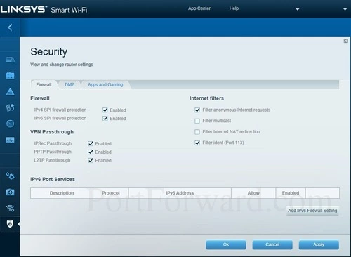 Linksys EA4500 - Smart Wi-Fi Firewall