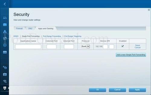 Linksys EA7300 Single Port Forwarding