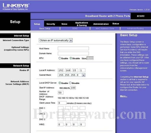 Linksys RT41P2-AT