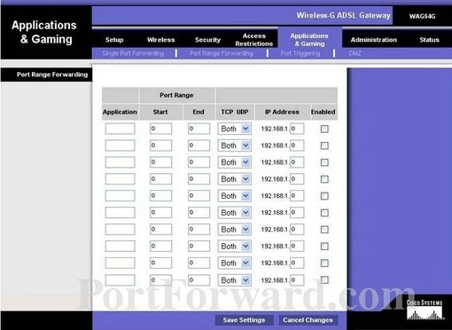 Linksys WAG54G-XW