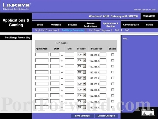 Linksys WAG54GX2