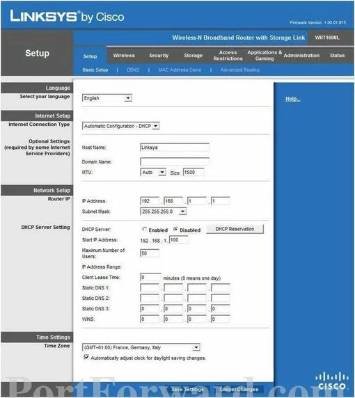 Linksys WRT160NL