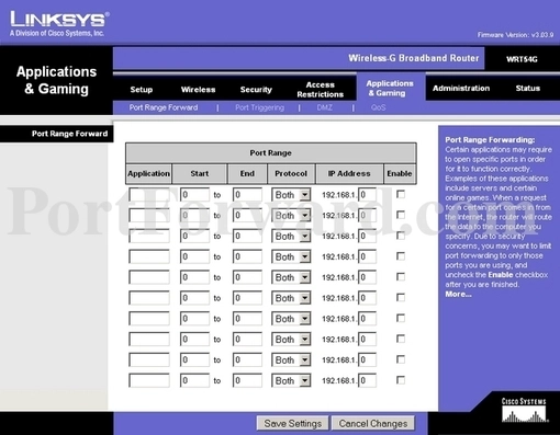 Linksys WRT54G