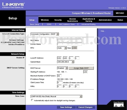 Linksys WRT54GC