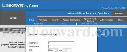 Linksys WRT54GH