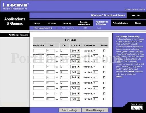 Linksys WRT54GX