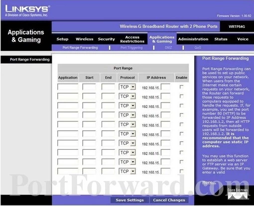 Linksys WRTP54G-ER