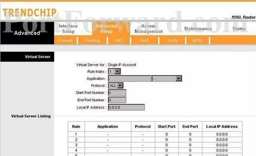 MyTech Facile port forward