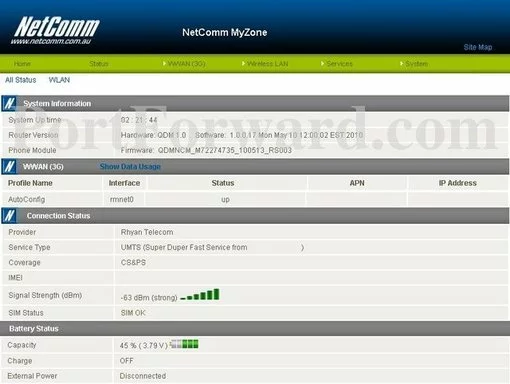 Netcomm 4G100W