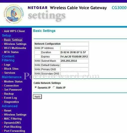 Netgear CG3000