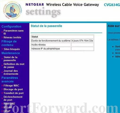 Netgear CVG834G