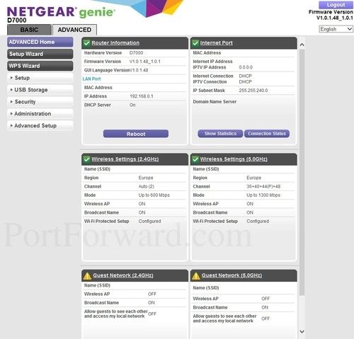 Netgear D7000 Advanced Home