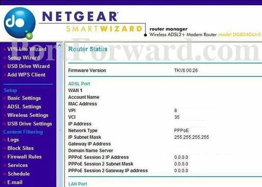 Netgear DG834GSP