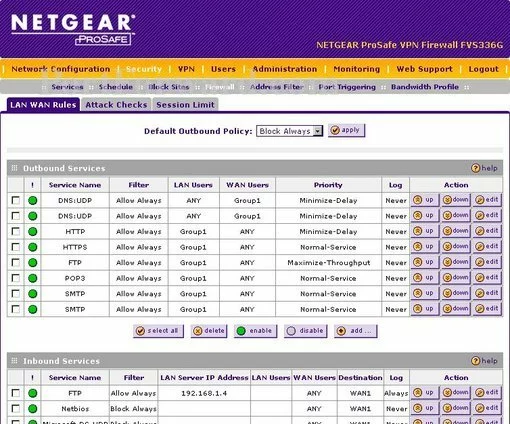 Netgear FVS336Gv2