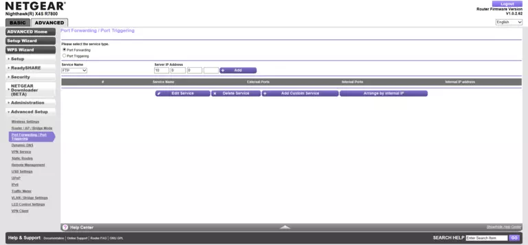 port forwarding