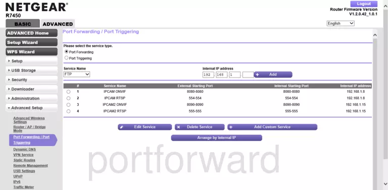 port forwarding