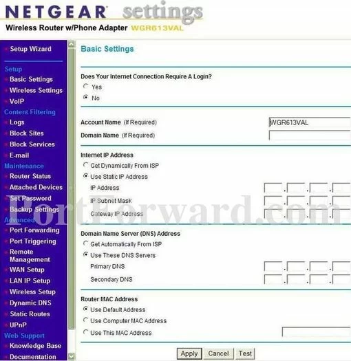 Netgear WGR613VAL