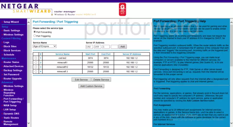 port forwarding