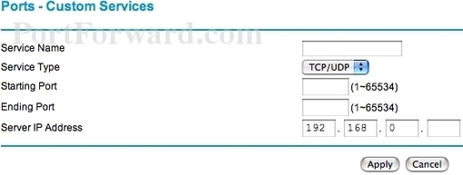 Netgear WGU624 port forward