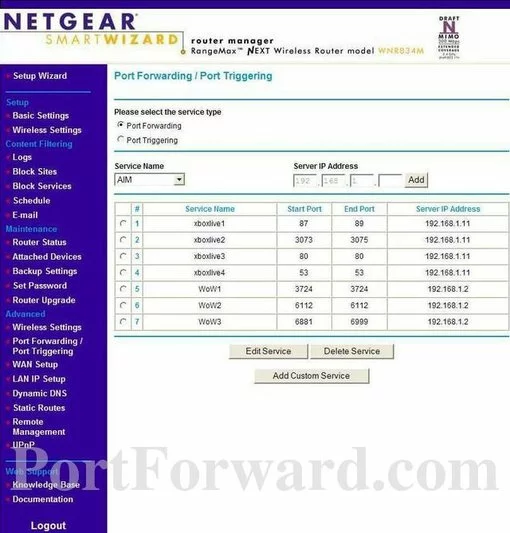 Netgear WNR834M