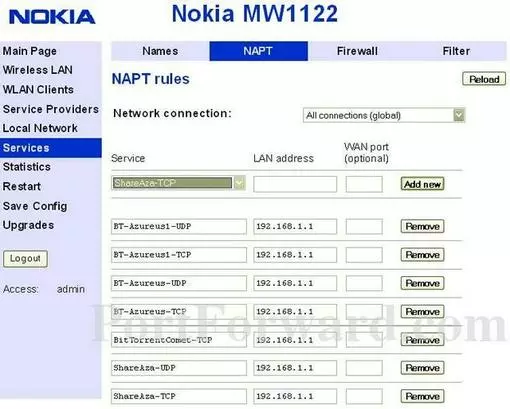 Nokia MW1122