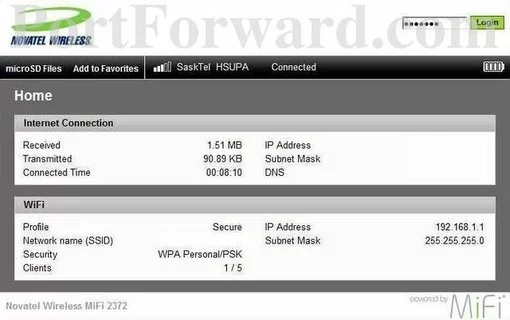 Novatel Wireless MiFi2372