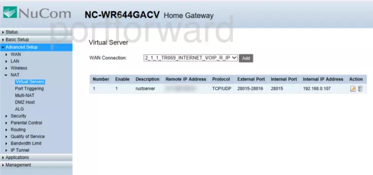 port forwarding