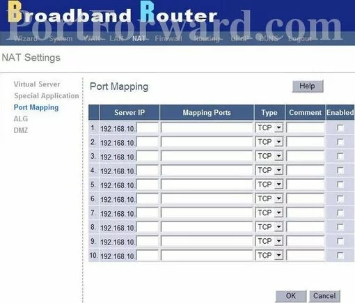 Pronets RTS14WH2 port forward